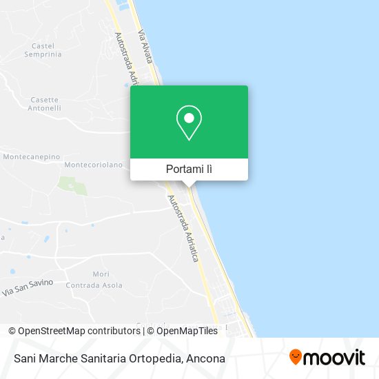 Mappa Sani Marche Sanitaria Ortopedia