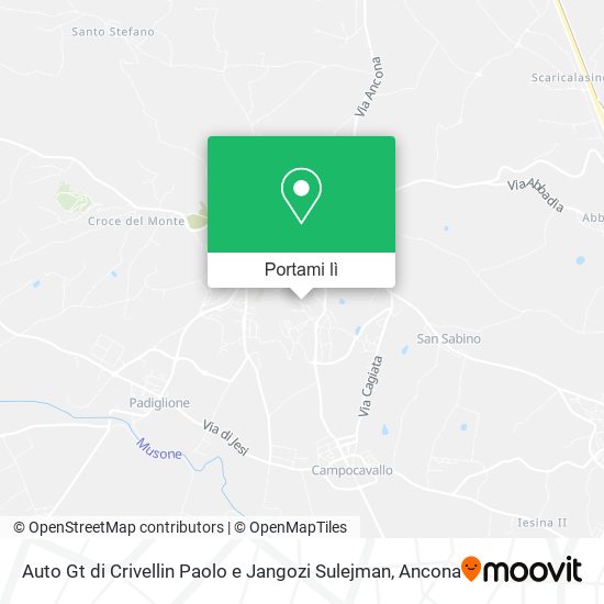 Mappa Auto Gt di Crivellin Paolo e Jangozi Sulejman
