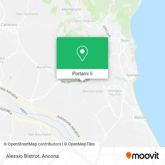 Mappa Alessio Bistrot