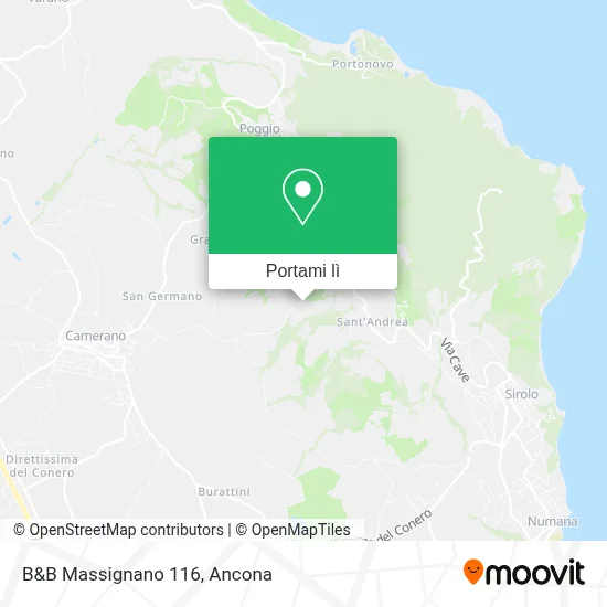 Mappa B&B Massignano 116