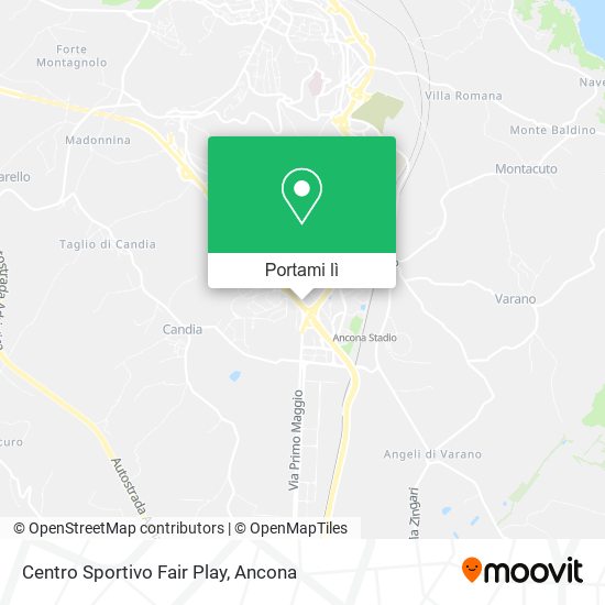 Mappa Centro Sportivo Fair Play