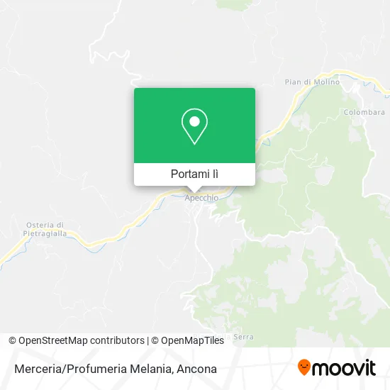 Mappa Merceria/Profumeria Melania