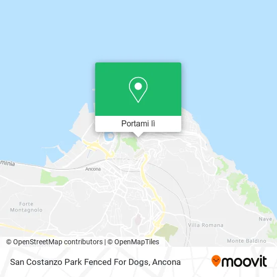 Mappa San Costanzo Park Fenced For Dogs