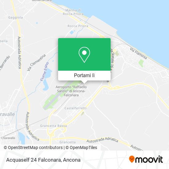 Mappa Acquaself 24 Falconara