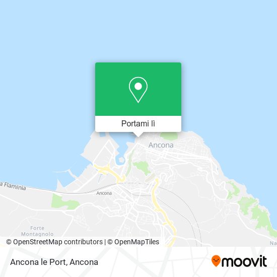 Mappa Ancona le Port