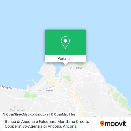 Mappa Banca di Ancona e Falconara Marittima Credito Cooperativo-Agenzia di Ancona
