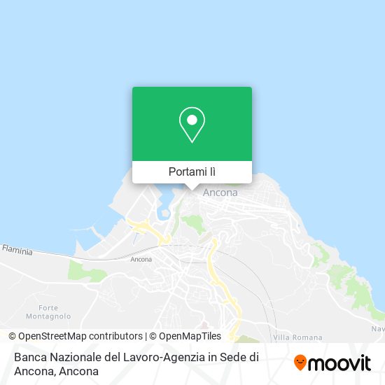 Mappa Banca Nazionale del Lavoro-Agenzia in Sede di Ancona