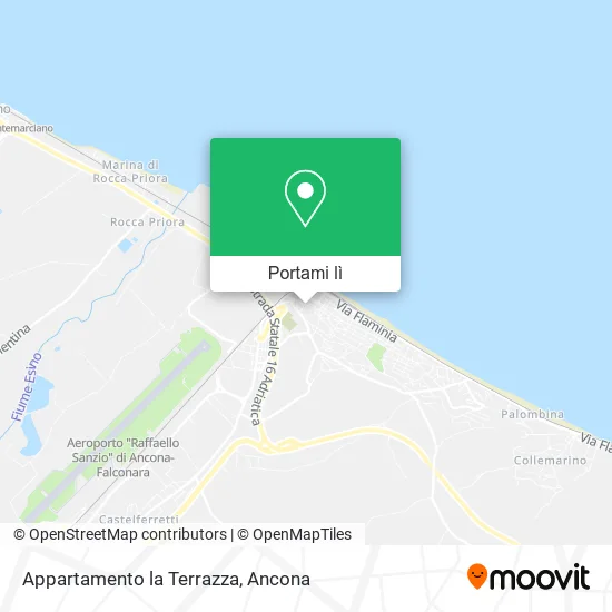 Mappa Appartamento la Terrazza