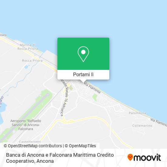 Mappa Banca di Ancona e Falconara Marittima Credito Cooperativo