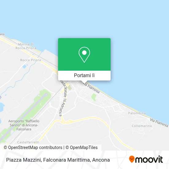 Mappa Piazza Mazzini, Falconara Marittima