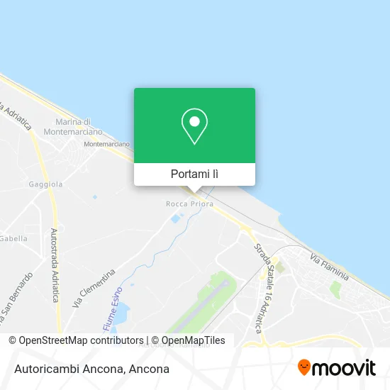 Mappa Autoricambi Ancona