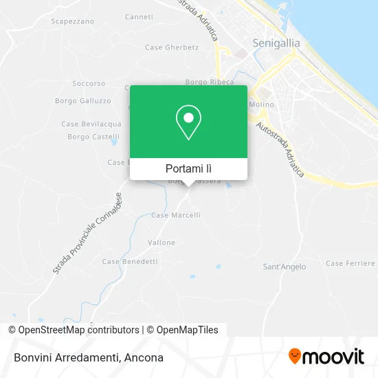 Mappa Bonvini Arredamenti