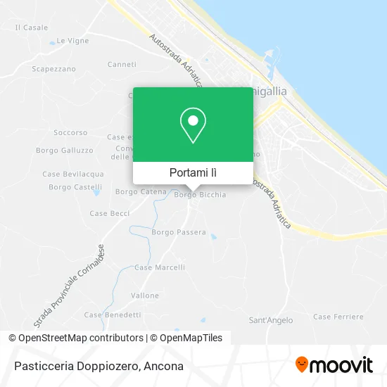 Mappa Pasticceria Doppiozero