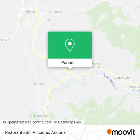 Mappa Ristorante del Piccione