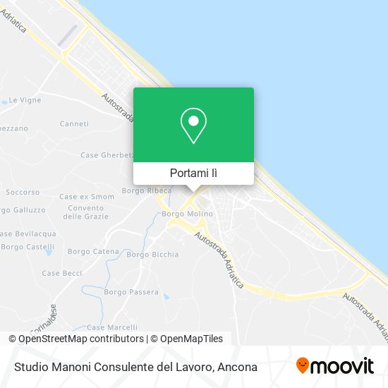 Mappa Studio Manoni Consulente del Lavoro