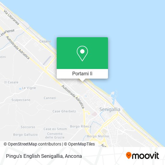 Mappa Pingu's English Senigallia