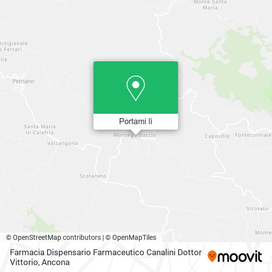 Mappa Farmacia Dispensario Farmaceutico Canalini Dottor Vittorio