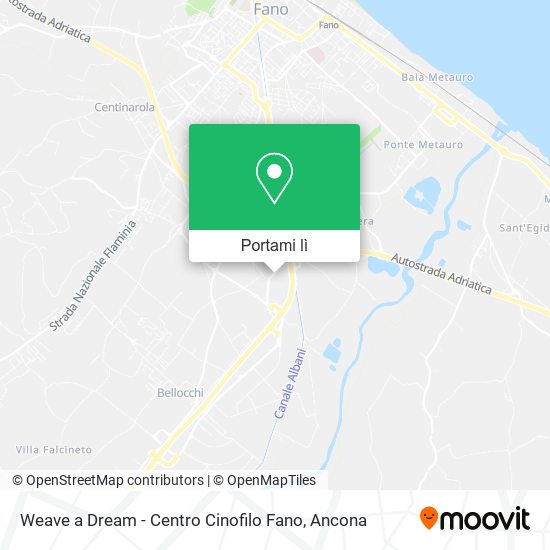 Mappa Weave a Dream - Centro Cinofilo Fano