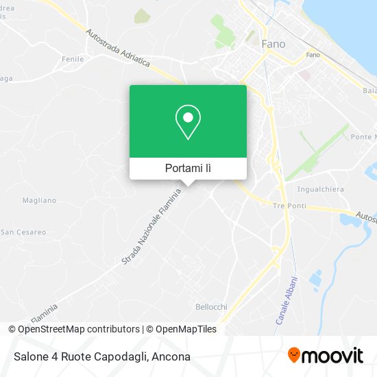 Mappa Salone 4 Ruote Capodagli