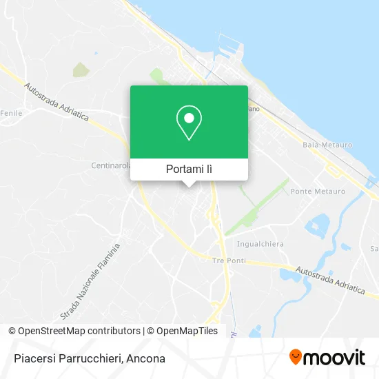 Mappa Piacersi Parrucchieri