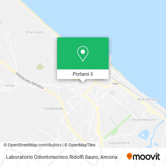 Mappa Laboratorio Odontotecnico Ridolfi Sauro