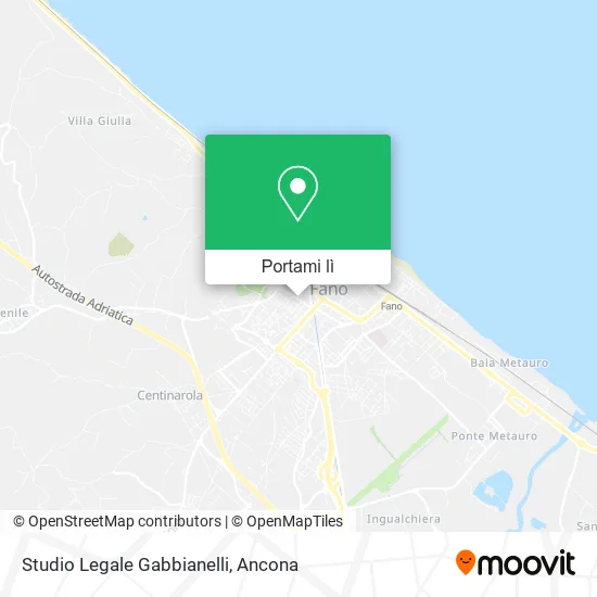 Mappa Studio Legale Gabbianelli