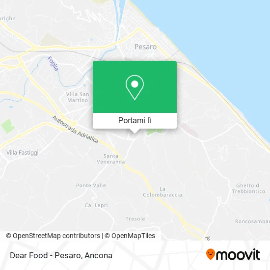Mappa Dear Food - Pesaro