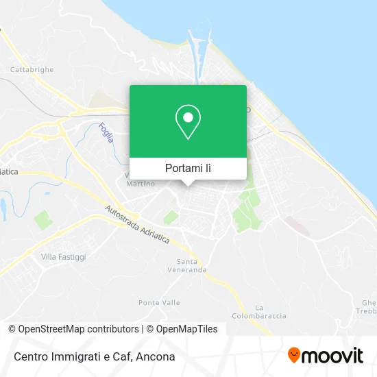 Mappa Centro Immigrati e Caf