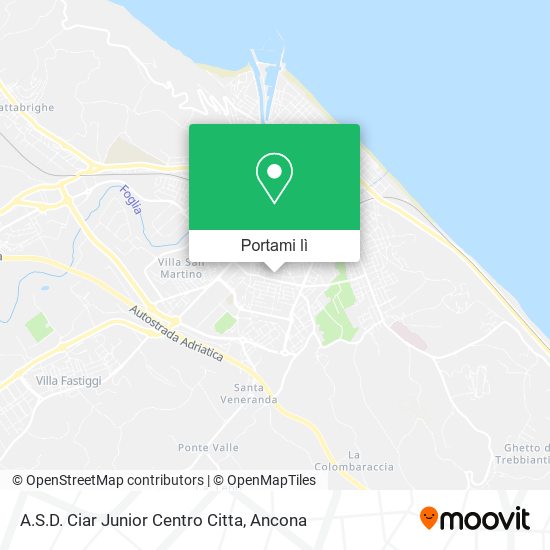 Mappa A.S.D. Ciar Junior Centro Citta