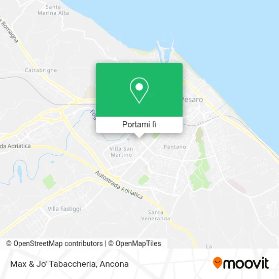 Mappa Max & Jo' Tabaccheria