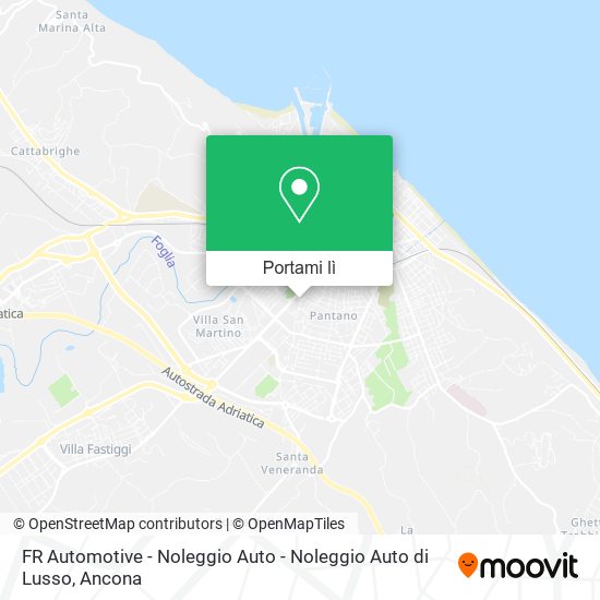 Mappa FR Automotive - Noleggio Auto - Noleggio Auto di Lusso
