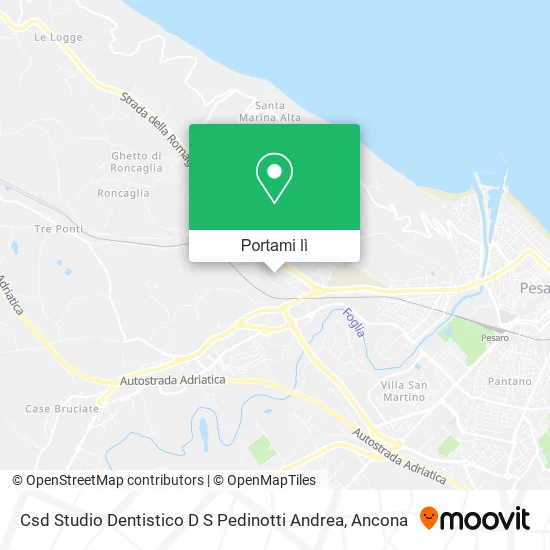 Mappa Csd Studio Dentistico D S Pedinotti Andrea