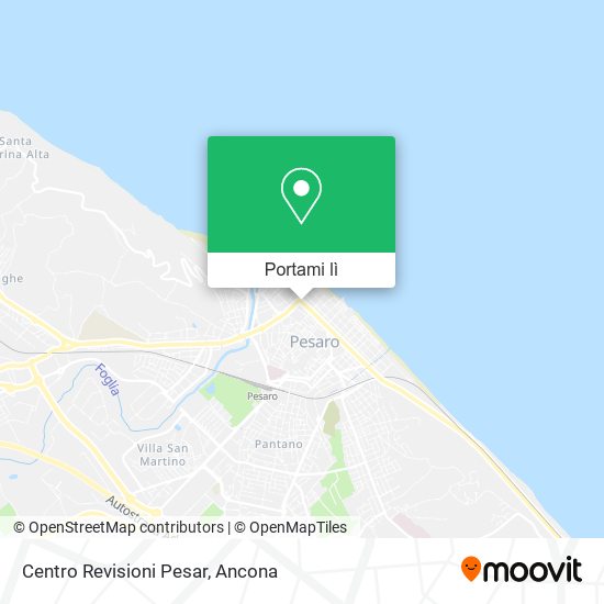 Mappa Centro Revisioni Pesar