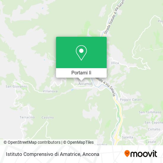 Mappa Istituto Comprensivo di Amatrice