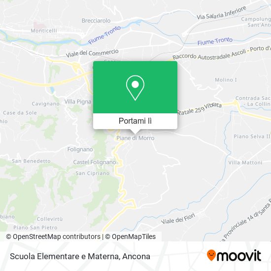 Mappa Scuola Elementare e Materna