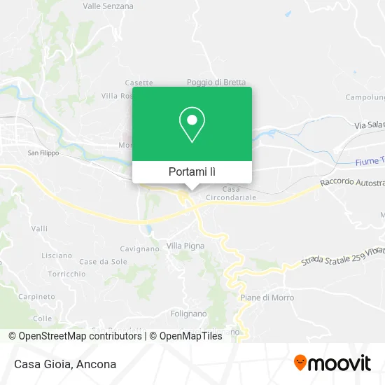 Mappa Casa Gioia