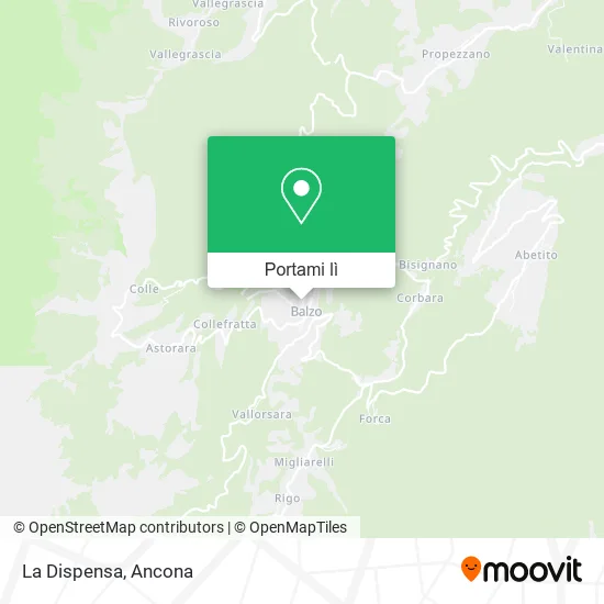 Mappa La Dispensa