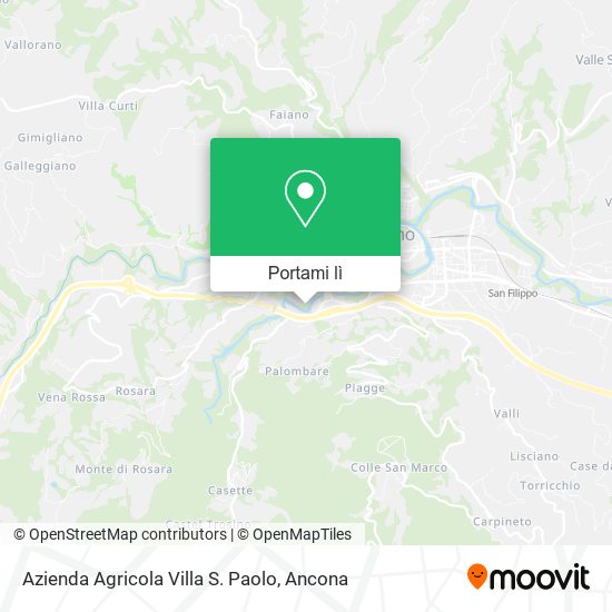 Mappa Azienda Agricola Villa S. Paolo