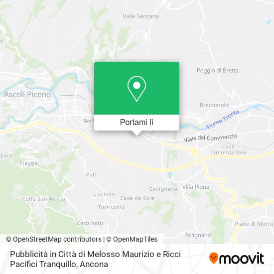 Mappa Pubblicità in Città di Melosso Maurizio e Ricci Pacifici Tranquillo