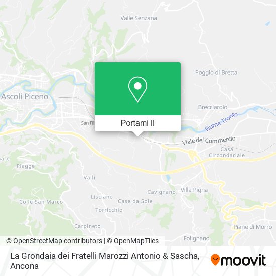 Mappa La Grondaia dei Fratelli Marozzi Antonio & Sascha