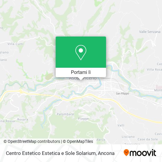 Mappa Centro Estetico Estetica e Sole Solarium