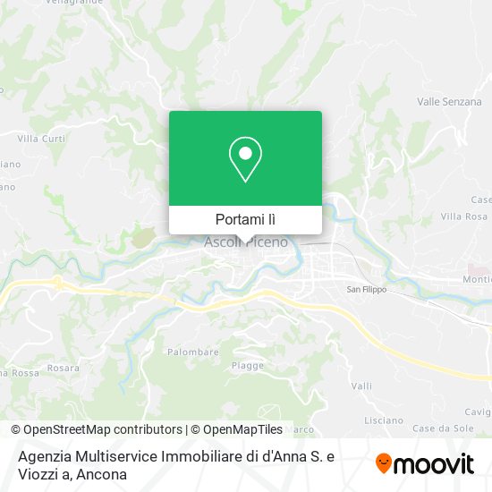Mappa Agenzia Multiservice Immobiliare di d'Anna S. e Viozzi a