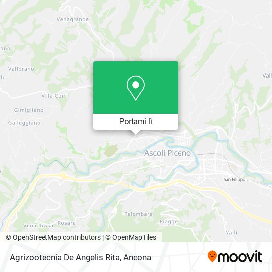 Mappa Agrizootecnia De Angelis Rita