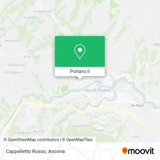 Mappa Cappelletto Rosso
