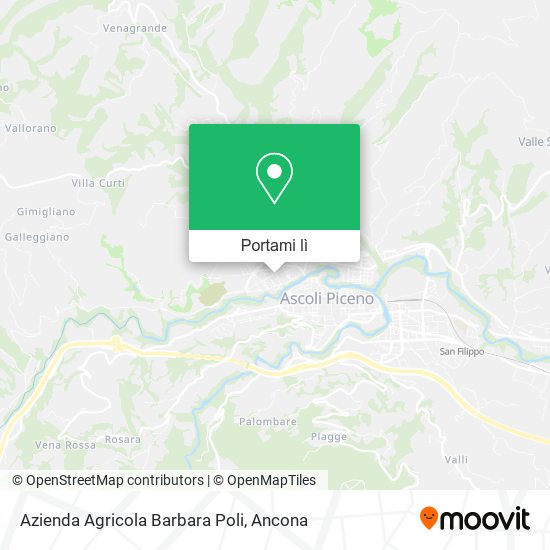 Mappa Azienda Agricola Barbara Poli