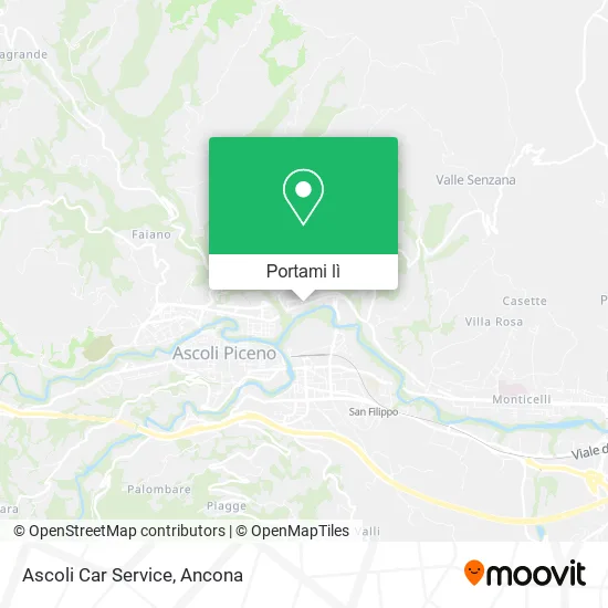 Mappa Ascoli Car Service