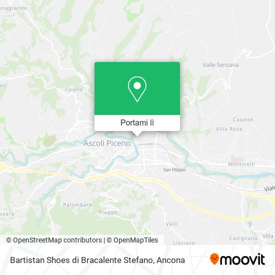 Mappa Bartistan Shoes di Bracalente Stefano
