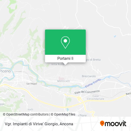 Mappa Vgr. Impianti di Virive' Giorgio