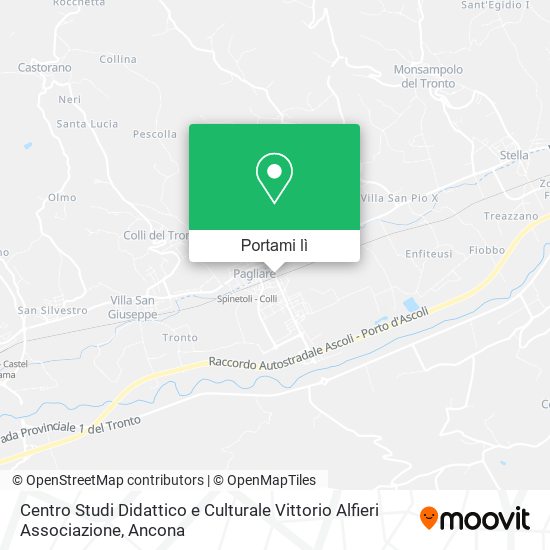 Mappa Centro Studi Didattico e Culturale Vittorio Alfieri Associazione