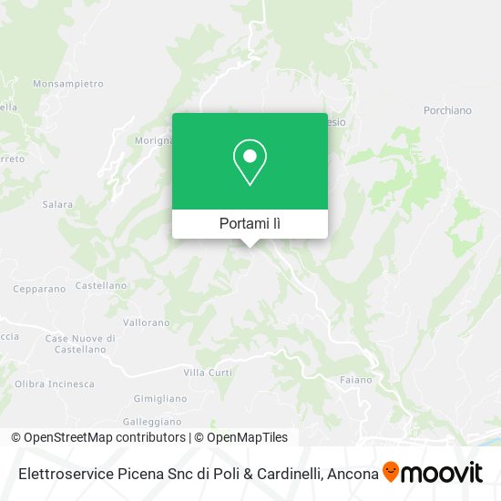 Mappa Elettroservice Picena Snc di Poli & Cardinelli